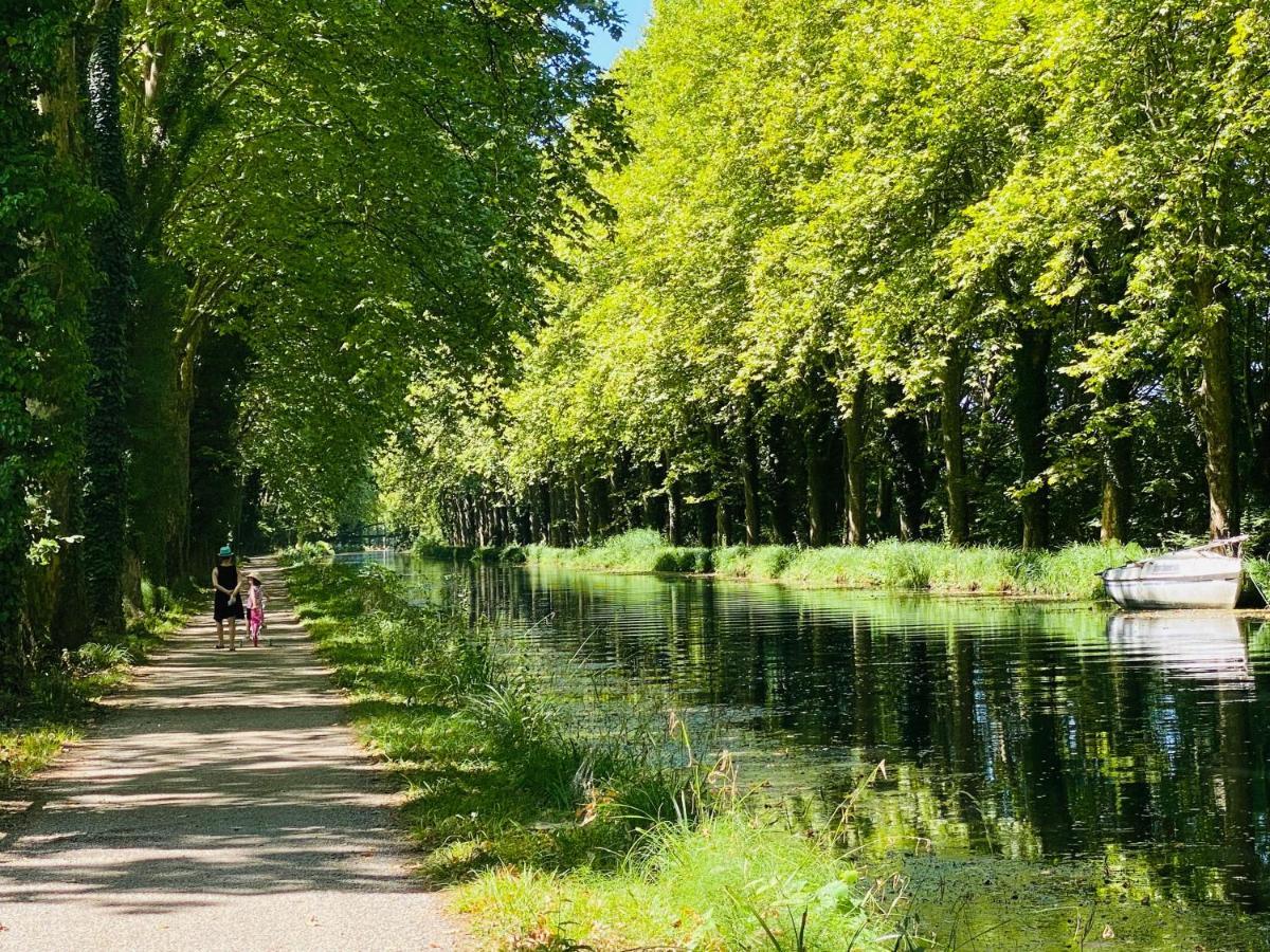 Gite La Canopee A Duras - Piscine 외부 사진