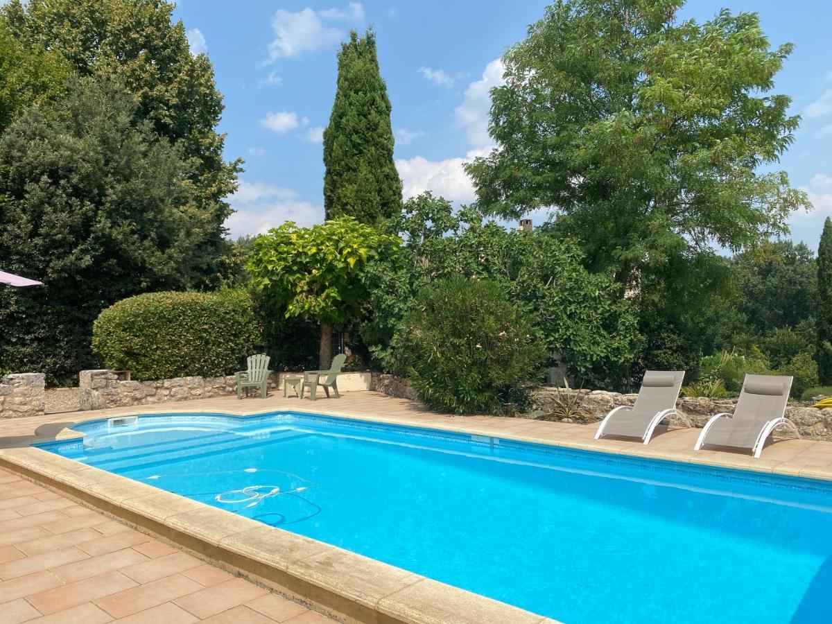 Gite La Canopee A Duras - Piscine 외부 사진