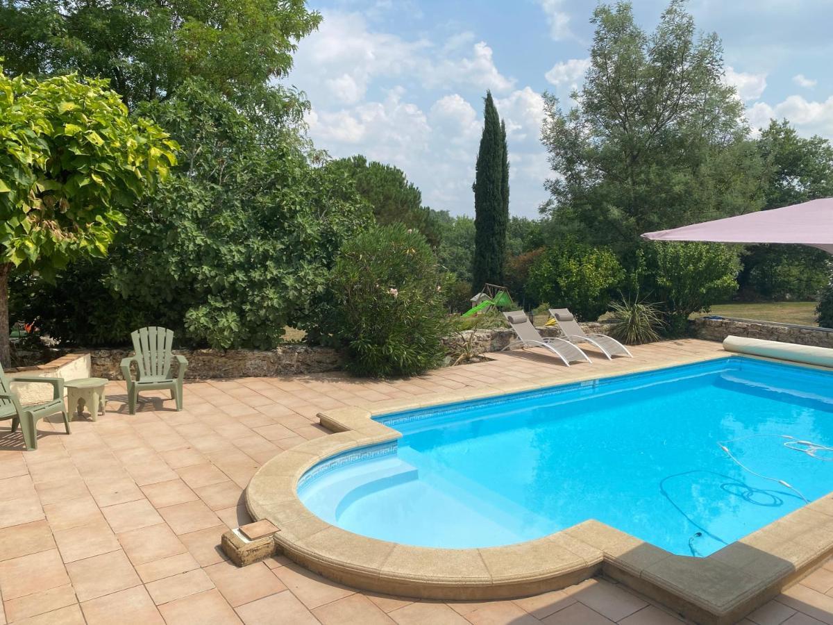 Gite La Canopee A Duras - Piscine 외부 사진